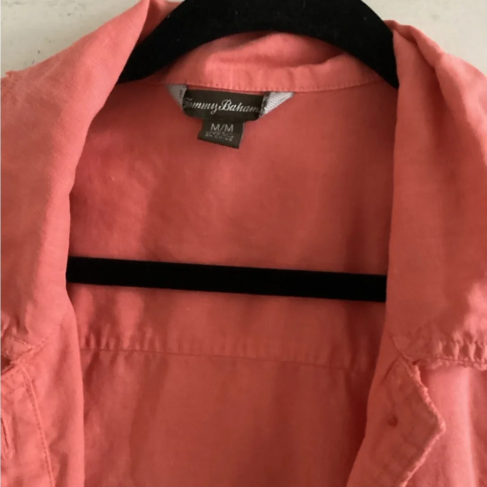 Tommy Bahama Women's Two Palms Linen Raw Edge Jacket - Medium - Picture 5 of 7